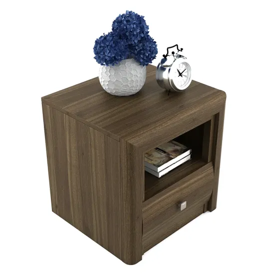 Emperor / Proton Bedside Table - Lyon Walnut