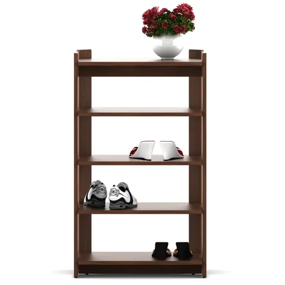 Shoe Rack Basic (prima) - Walnut Rigato Woodpore
