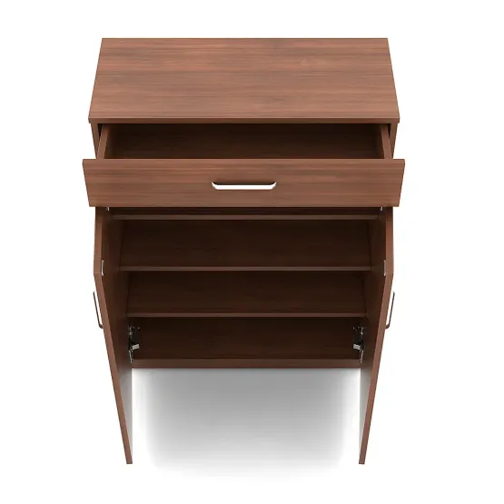 Shoe Rack Liberty - Walnut Rigato Woodpore