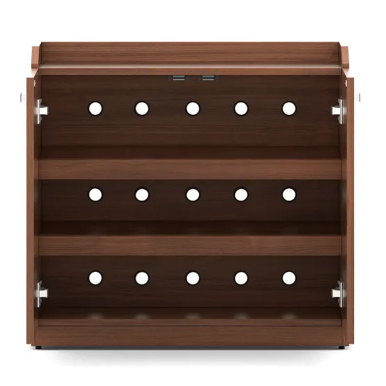 Shoe Rack Minima Delux - Walnut Rigato Woodpore