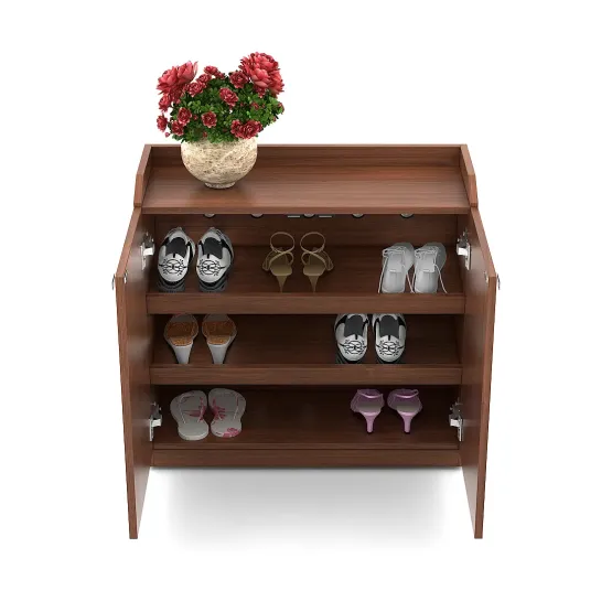 Shoe Rack Minima Delux - Walnut Rigato Woodpore