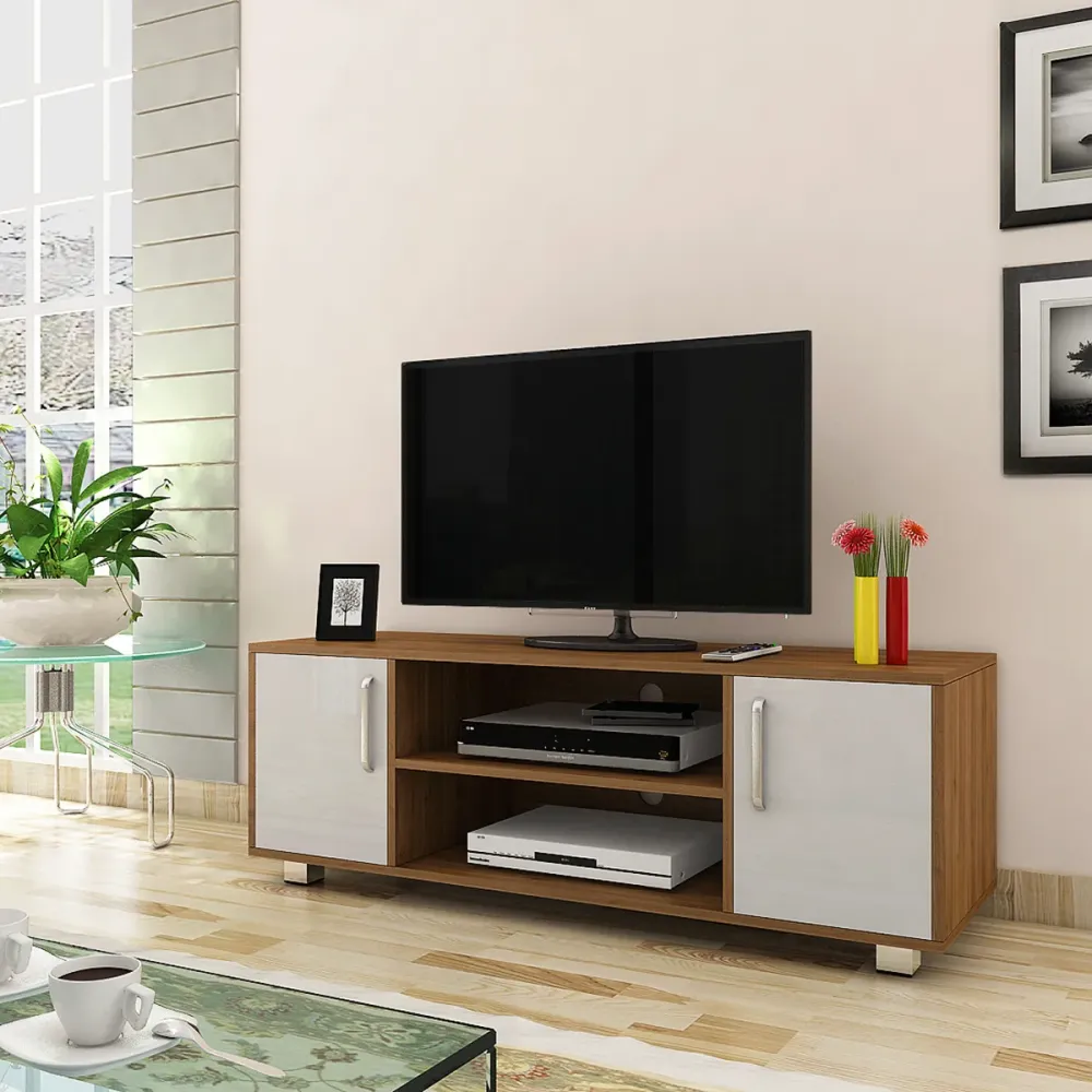 Tv Unit Brio - Natural Teak
