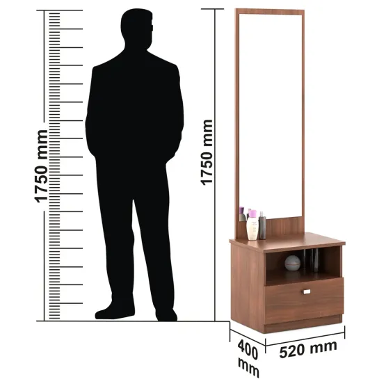 Value Dressing Table - Walnut Rigato