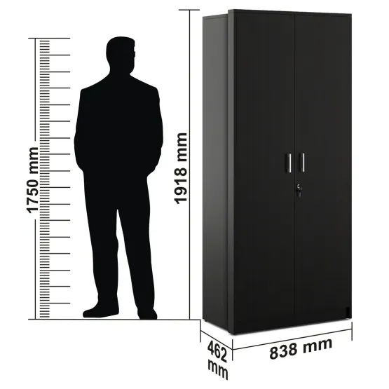 Value V2 2 Door Wardrobe - Natural Wenge Woodpore