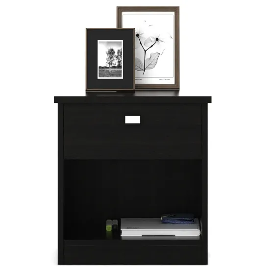 Value Bedside Table  - Natural Wenge Woodpore