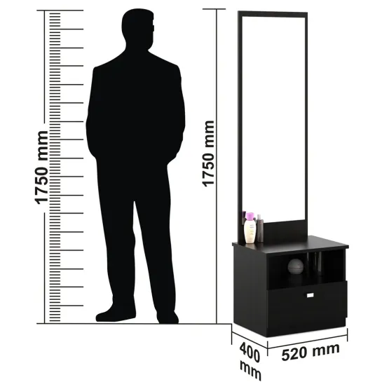 Value Dressing Table - Natural Wenge Woodpore