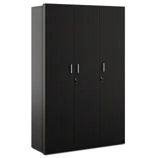 Value V2 3 Door Wardrobe - Natural Wenge - Woodpore
