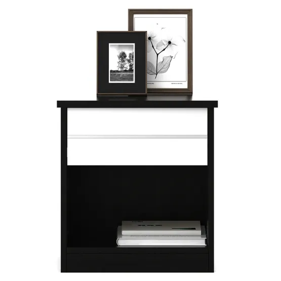 Viva Bedside Table - Natural Wenge - Woodpore