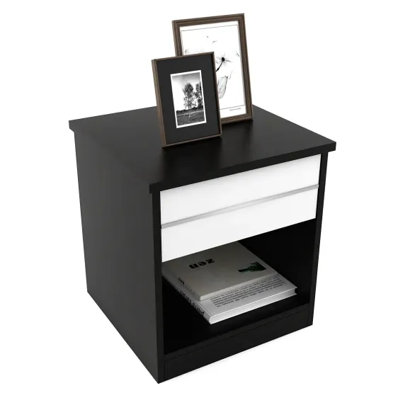 Viva Bedside Table - Natural Wenge - Woodpore