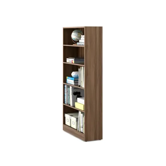 William Bookcase Large - Walnut Bronze Woodpore
