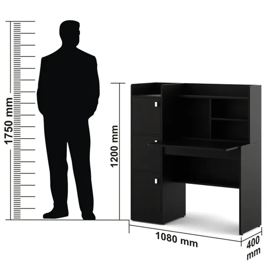 Study Table Winner - Natural Wenge Woodpore