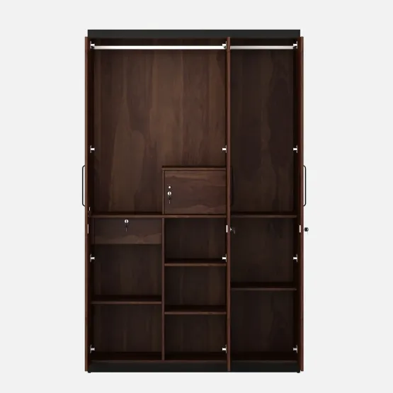 Woodland 3 Door Wardrobe - Sheesham