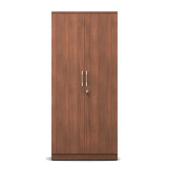 Optima 2 Door Wardrobe - Walnut Rigato